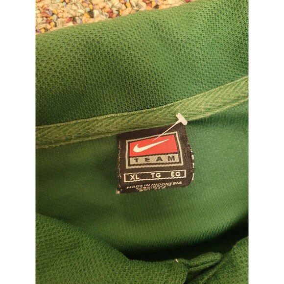 Nike Polo Shirt Team Michigan State University Green Dri-Fit (Men's XL) - Picture 3 of 5